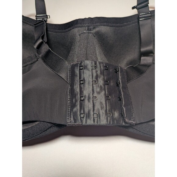 Torrid Active Plus 44DD Black Mid Impact Underwire Sports Bra Wide Band Adjust - Picture 6 of 12